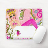Schaumbad-Meerjungfrau Mousepad (Mit Mouse)