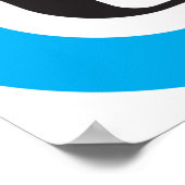 Schaumbad-Symbol Entspannendes Badezimmer-Spa Poster (Ecke)