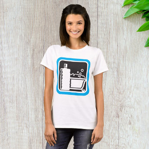 Schaumbad-Symbol Entspannendes Badezimmer-Spa T-Shirt