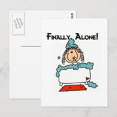 Schaumbad T-Shirts und Geschenke Postkarte (Vorne/Hinten)