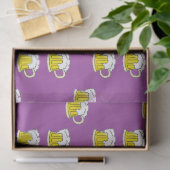 Schaumbecher auf lila seidenpapier (Geschenk)