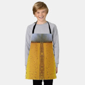 Schaumbierglas Schürze (Getragen)