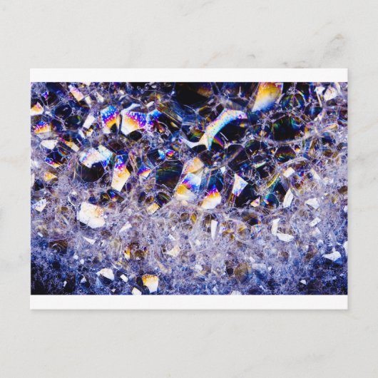 Schaumblasen Postkarte (Vorderseite)