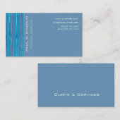 Schaumblauer Schneidkante Visitenkarte (Vorne/Hinten)