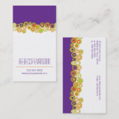 Schäumen-persönliche Visitenkarte (Vorne/Hinten)