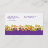 Schäumen-persönliche Visitenkarte (Rückseite)