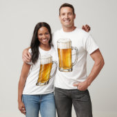 Schäumender kalter Bierkrug Trinker T-Shirt (Unisex)