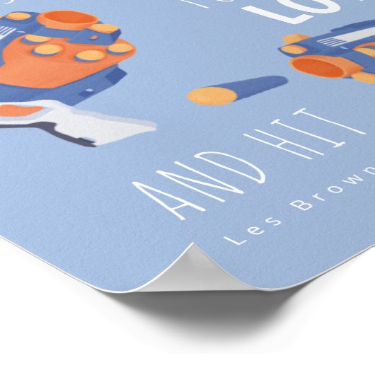 Schaumgewehr inspirierend Design Poster (Ecke)