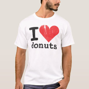 Schaumgummiringe der Liebe I grundlegender T - T-Shirt
