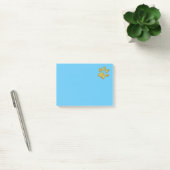 Schaumkatzenpferd - Gold Post-it Klebezettel (Büro)