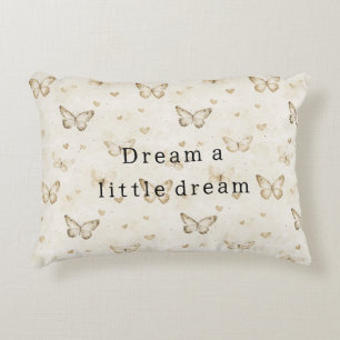 Schaumschmetterlinge Herzen Baby Shower Dekokissen