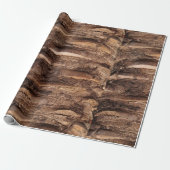SCHAUMSPIELE: Palm Tree Bark Wrapping Paper Geschenkpapier (Ungerollt)