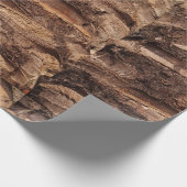 SCHAUMSPIELE: Palm Tree Bark Wrapping Paper Geschenkpapier (Ecke)