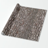 SCHAUMSPIELE: Pine Tree Bark Wrapping Paper Geschenkpapier (Ungerollt)