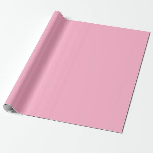 SCHAUMSPIELE: Valentine Wrapping Paper Solid Pink Geschenkpapier (Ungerollt)