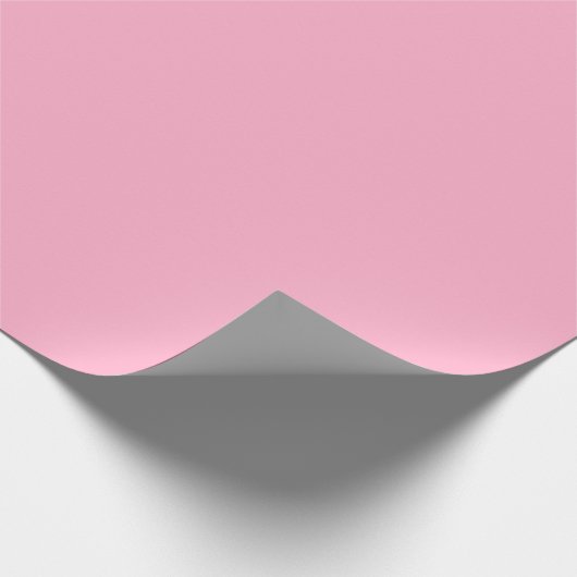 SCHAUMSPIELE: Valentine Wrapping Paper Solid Pink Geschenkpapier (Ecke)