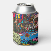 Schaumstoff-Kühler Dosenkühler (Kanne Rückseite)