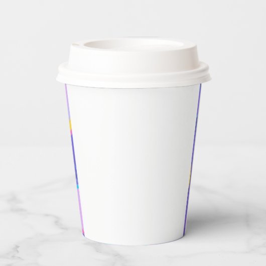 Schaumstoff Party Geburtstag Pappbecher (Rückseite)