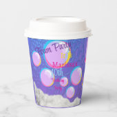 Schaumstoff Party Geburtstag Pappbecher (Vorderseite)