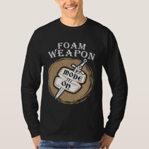 Schaumwaffe Modus Ein Larp Live Action Rollenspiel T-Shirt