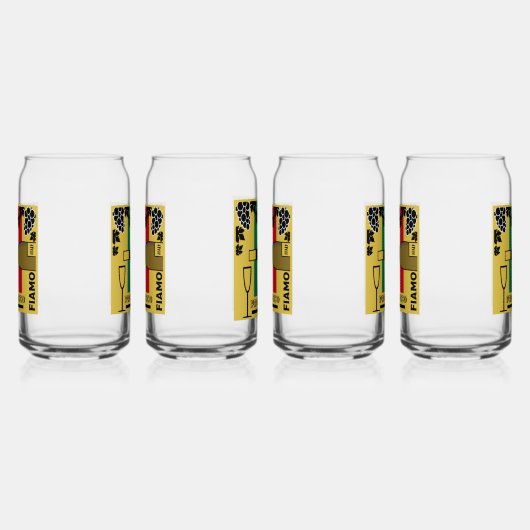 Schaumwein Dosenglas (Rechts)