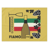 Schaumwein Tischdecke (Vorderseite (Horizontal))