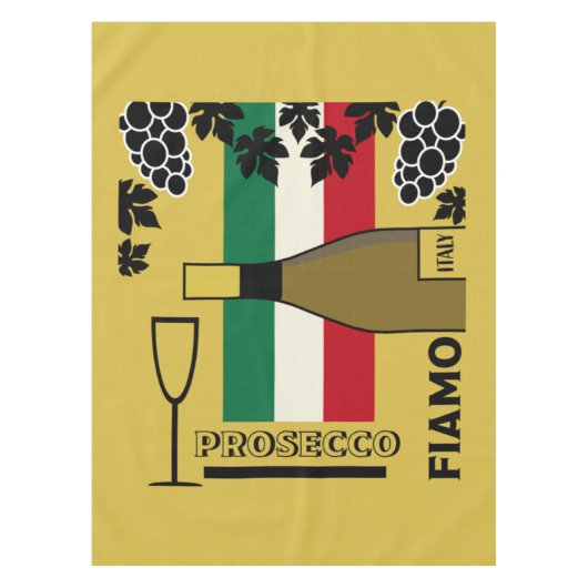 Schaumwein Tischdecke (Vorderseite)