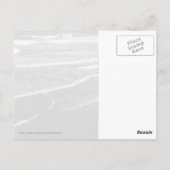 Schaumwellen Postkarte (Rückseite)