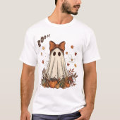 Schaurig schöne Herbst-Geist-Kunst T-Shirt (Vorderseite)