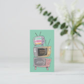 Schauspiel-Agent-Agentur-Show-Geschäfts-Karten Visitenkarte (Stehend Vorderseite)