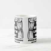 Schauspiel, als ob ich okay lustige Mug bin Kaffeetasse (Mittel)