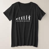 Schauspiel Basic Designer Edition Große Größe T-Shirt (Design vorne)