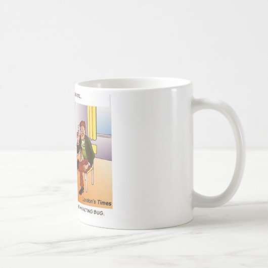 Schauspiel Bug Funny Cartoon T-Shirts Geschenke & Kaffeetasse (Rechts)