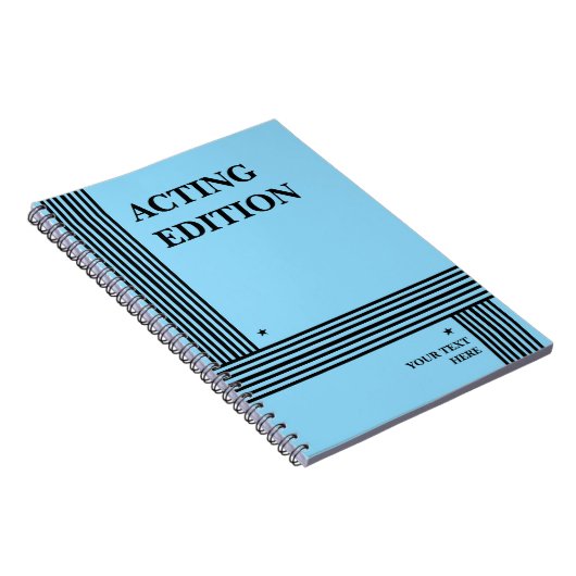 Schauspiel Edition Play Script Styling Notebook Notizblock (Rechte Seite)