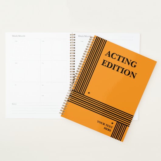 Schauspiel Edition Play Script Styling Planner Planer (Anzeige)