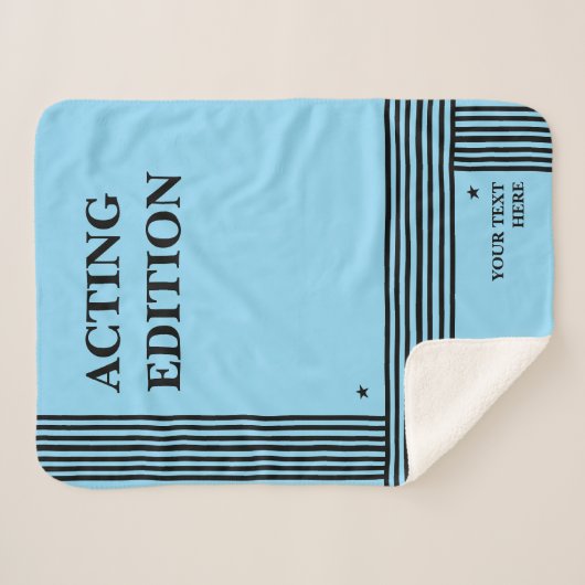 Schauspiel Edition - Skriptformatierung abspielen Sherpadecke (Vorderseite (Horizontal))