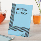 Schauspiel Edition - Skriptformatierung abspielen Sockelschild (In Situ)