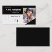 Schauspiel-Fotokartenkopierer Visitenkarte (Vorne/Hinten)