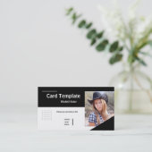 Schauspiel-Fotokartenkopierer Visitenkarte (Stehend Vorderseite)