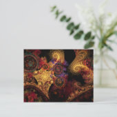 Schauspiel-Fraktal Postkarte (Stehend Vorderseite)