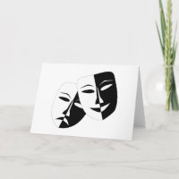 Schauspiel für einfache Drama-Comedy-Masken