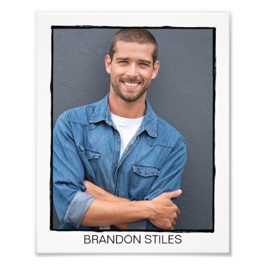 Schauspiel-Headshot der Retro-Serie - 8x10 Fotodruck (Vorne)