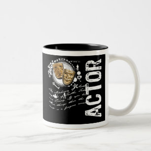 Schauspieler-Alchimie des Schauspiels Zweifarbige Tasse