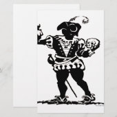 Schauspieler Briefpapier (Vorne/Hinten)