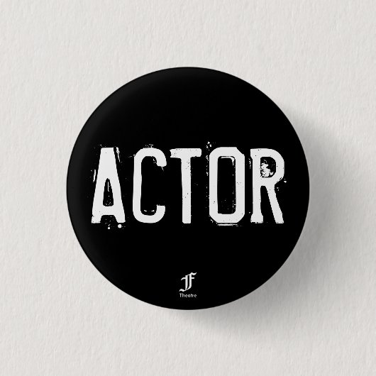 SCHAUSPIELER Button (Vorderseite)