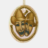 Schauspieler Cowboy Keramik Ornament (Rechts)