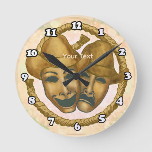 Schauspieler Cowboy Runde Wanduhr