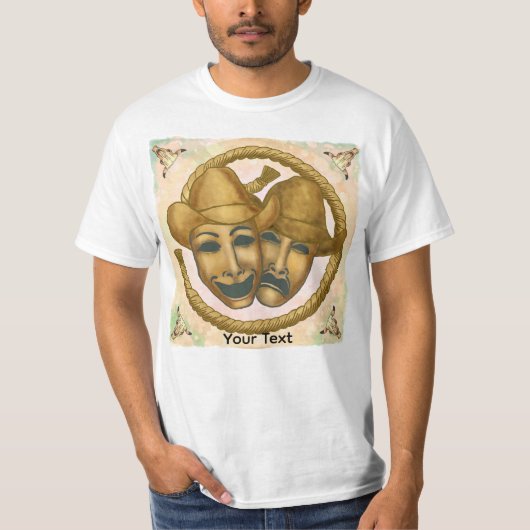 Schauspieler Cowboy T-Shirt (Vorderseite)