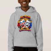Schauspieler - Der Performer Jungen Pullover Hoodi (Vorderseite)