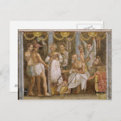 Schauspieler, die für ein Satyr-Stück (c.62-79 AD) Postkarte (Vorne/Hinten)